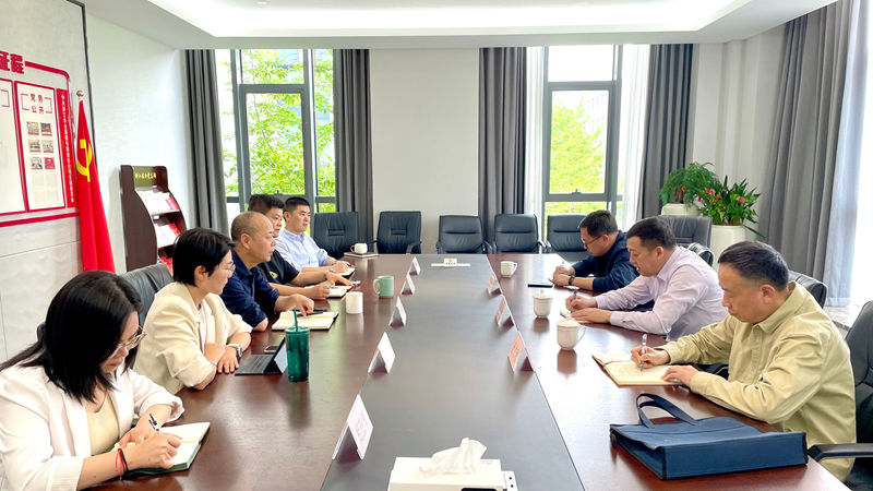 杭州市發改委黨組成員、二級巡視員馬佩龍到浙江農合調研